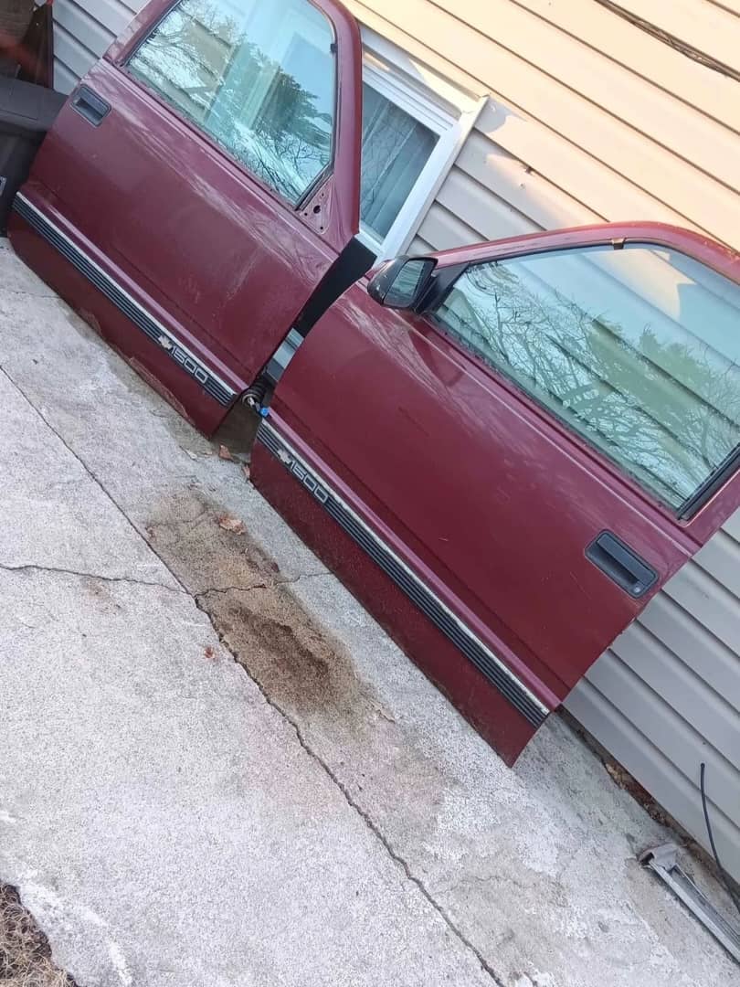Chevy 1500 OEM Red Doors Complete